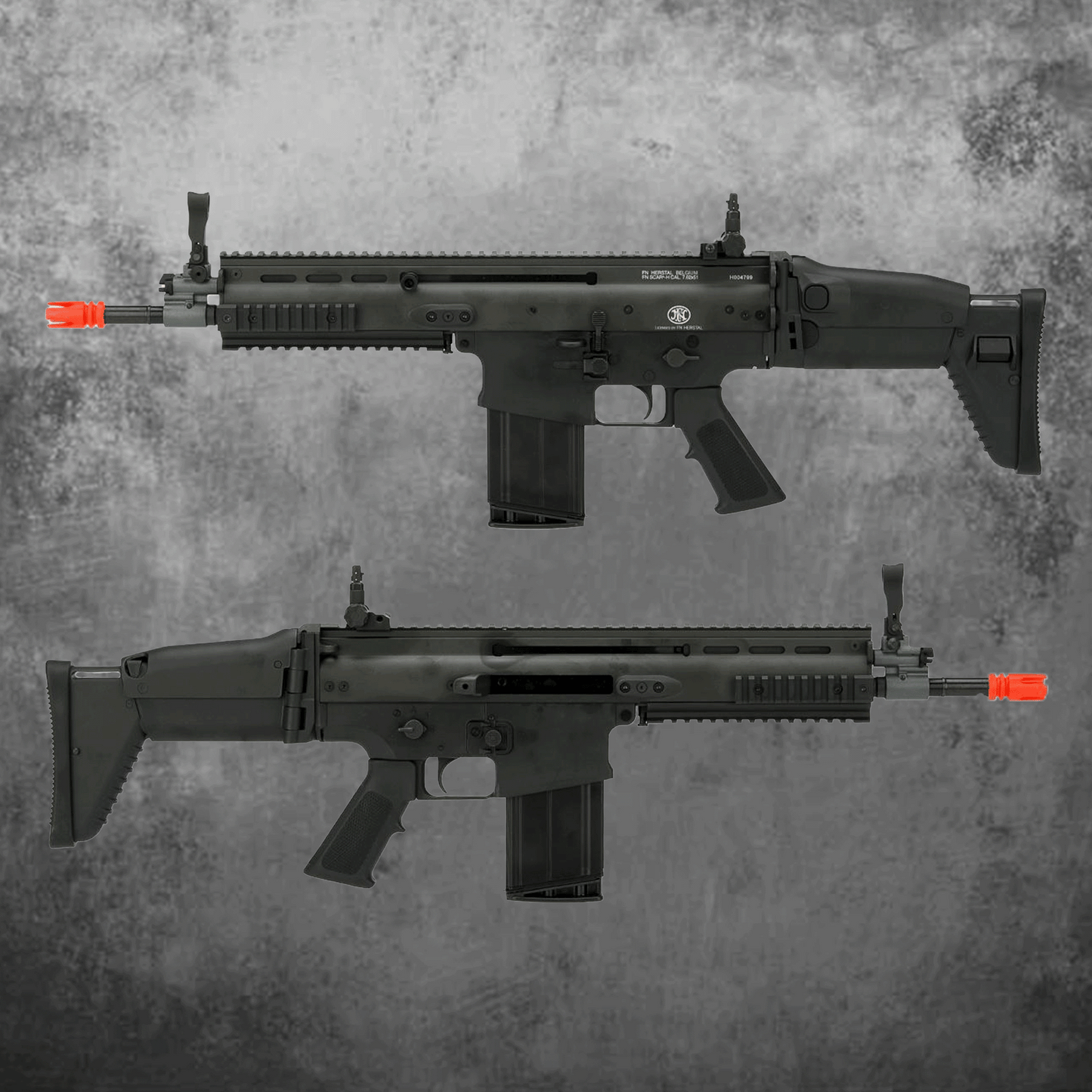 Cybergun FN Herstal SCAR-H CQB Licensed MK17 Gas Blowback Airsoft Rifle by VFC