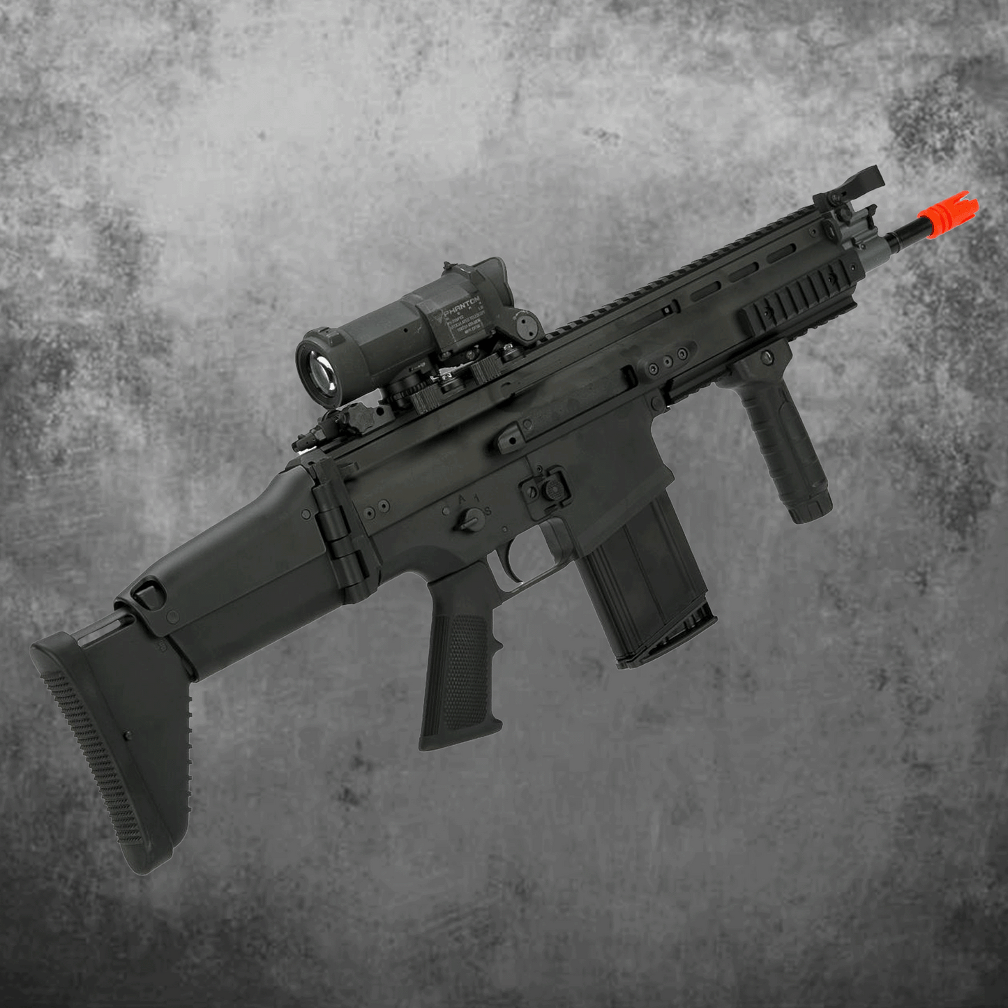 Cybergun FN Herstal SCAR-H CQB Licensed MK17 Gas Blowback Airsoft Rifle by VFC