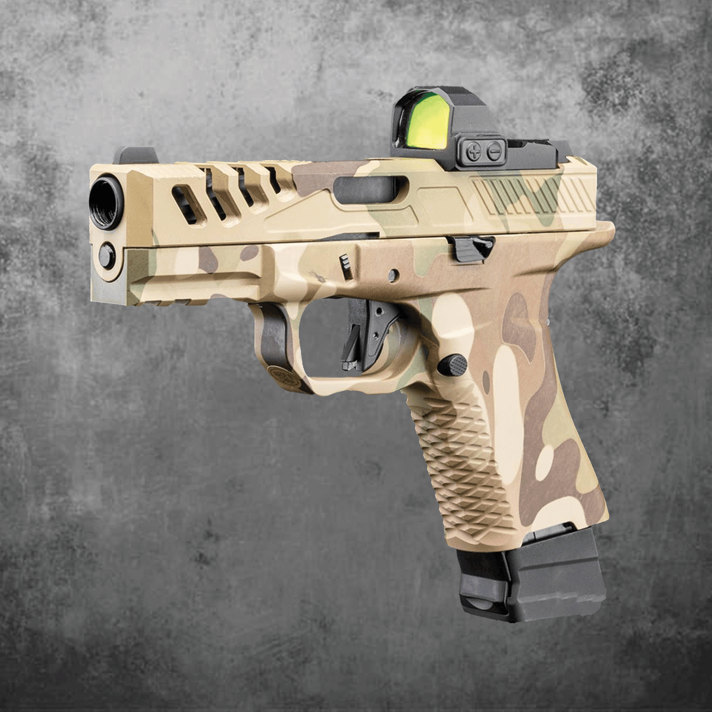 F-1 Firearms Licensed BSF-19 Optics Ready Gas Blowback Airsoft Pistol