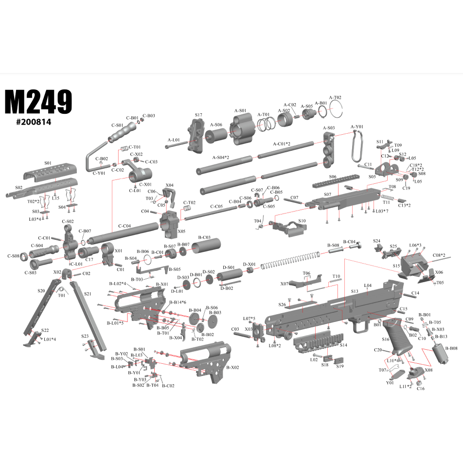 Cybergun FN Licensed M249 "Featherweight" Airsoft Machine Gun