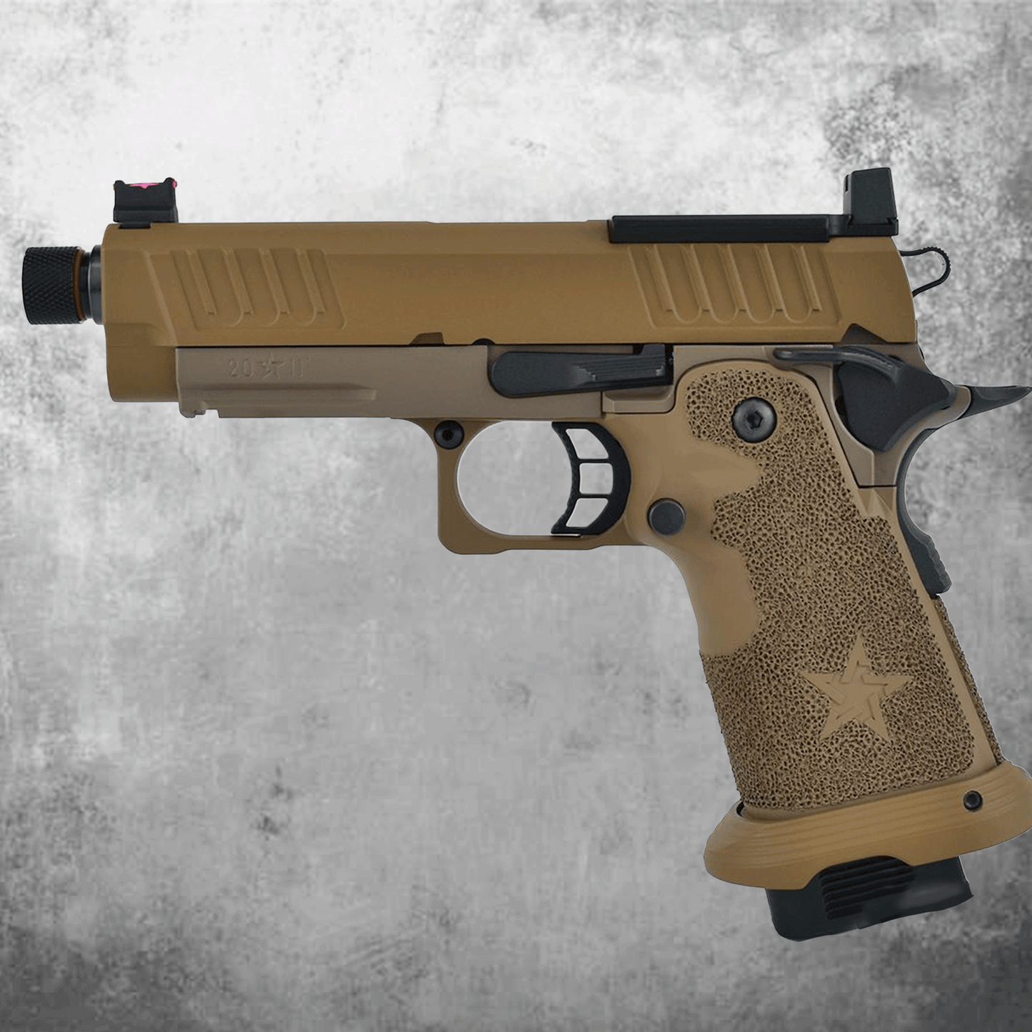 Staccato Licensed C2 Compact 2011 Gas Blowback T8 Airsoft Pistol by 6mmProshop