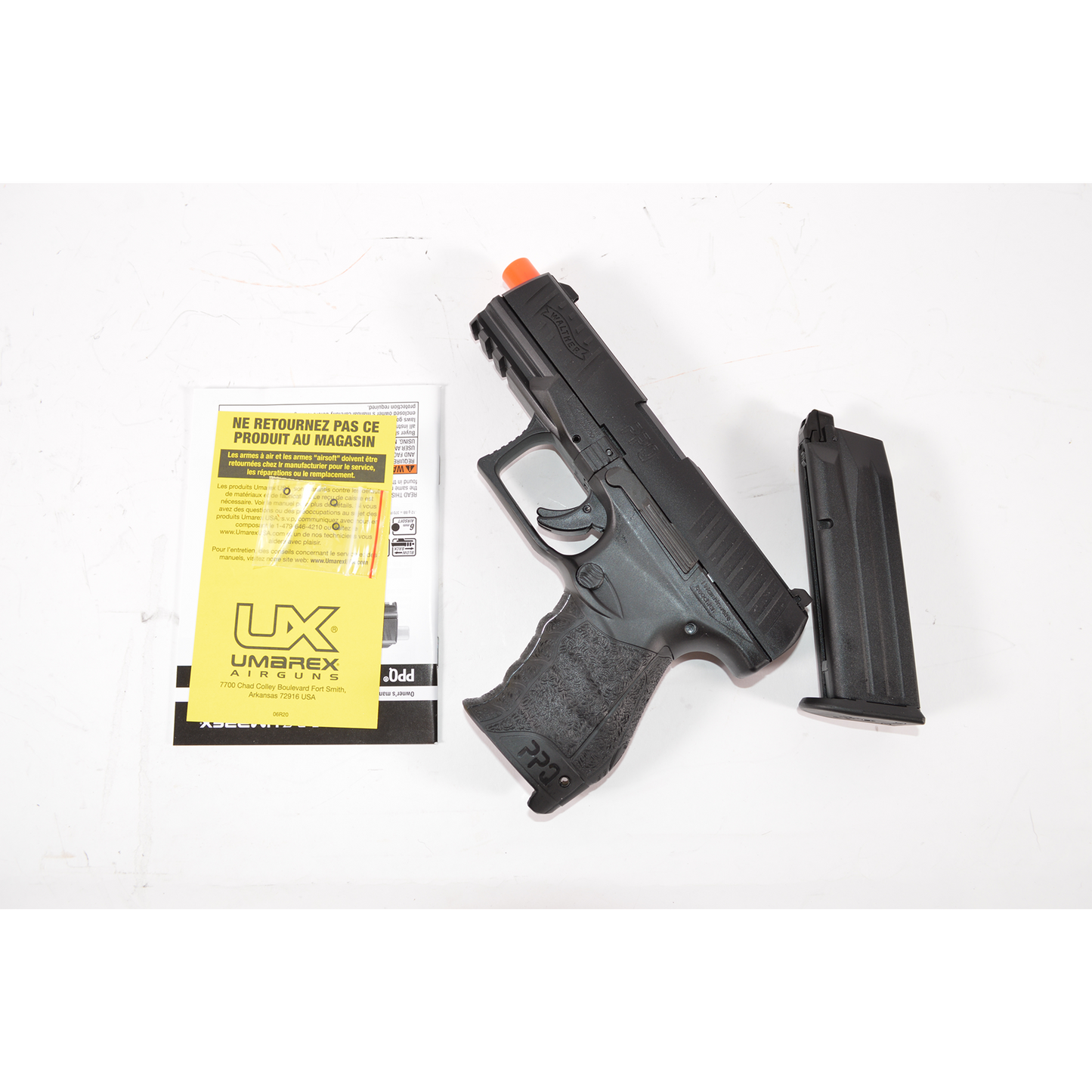 Full Licensed Walther PPQ, Full Metal Gas Blowback Airsoft Pistol by Umarex
