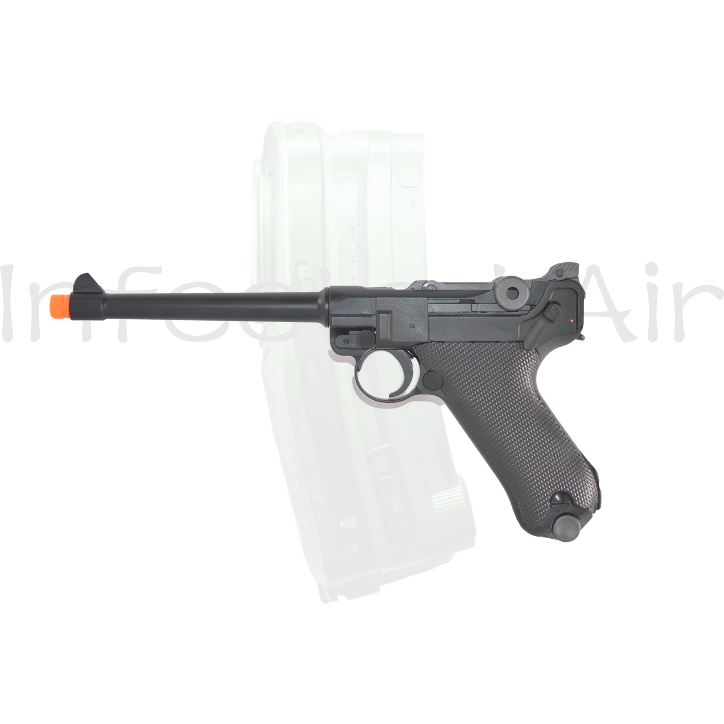 AW Custom Full Size / Metal Luger Airsoft Gas Blowback