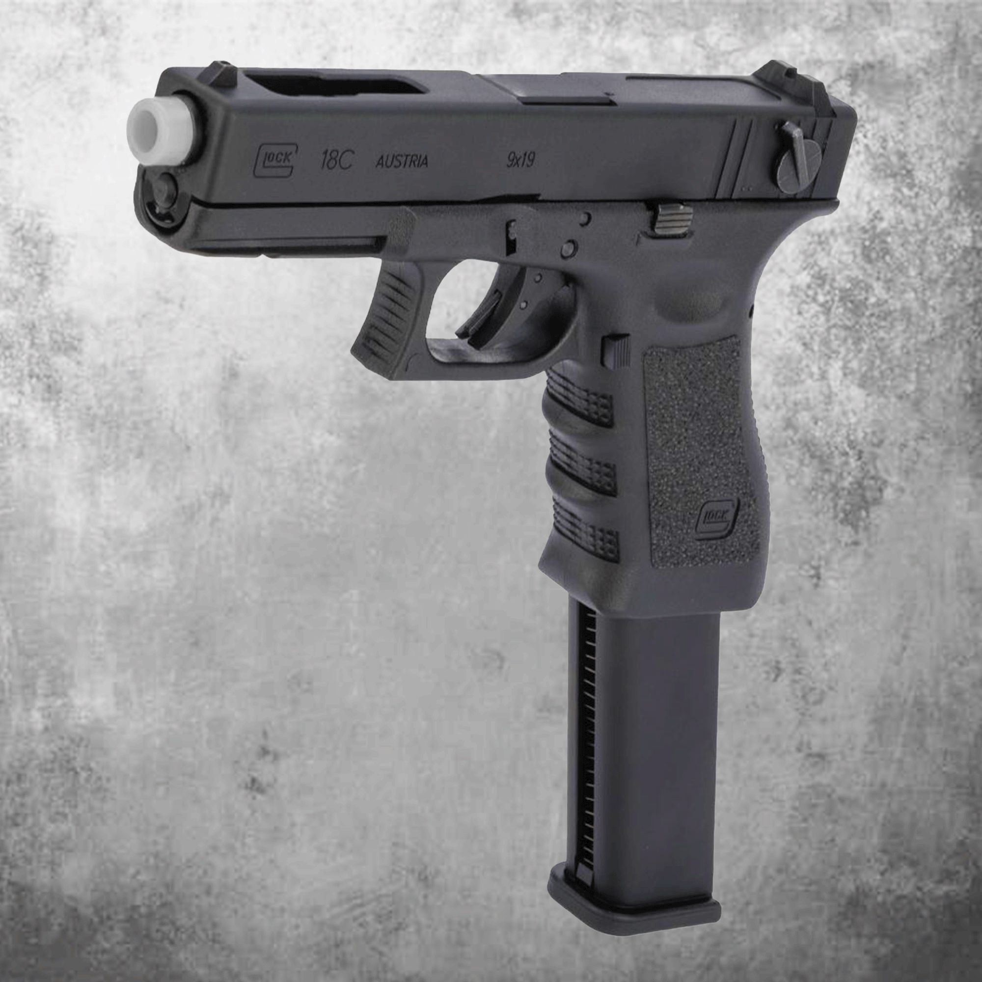 Elite Force Fully Licensed GLOCK 18C Semi / Full Auto Gas Elite Force Fully Licensed GLOCK 18C Semi / Full Auto Gas