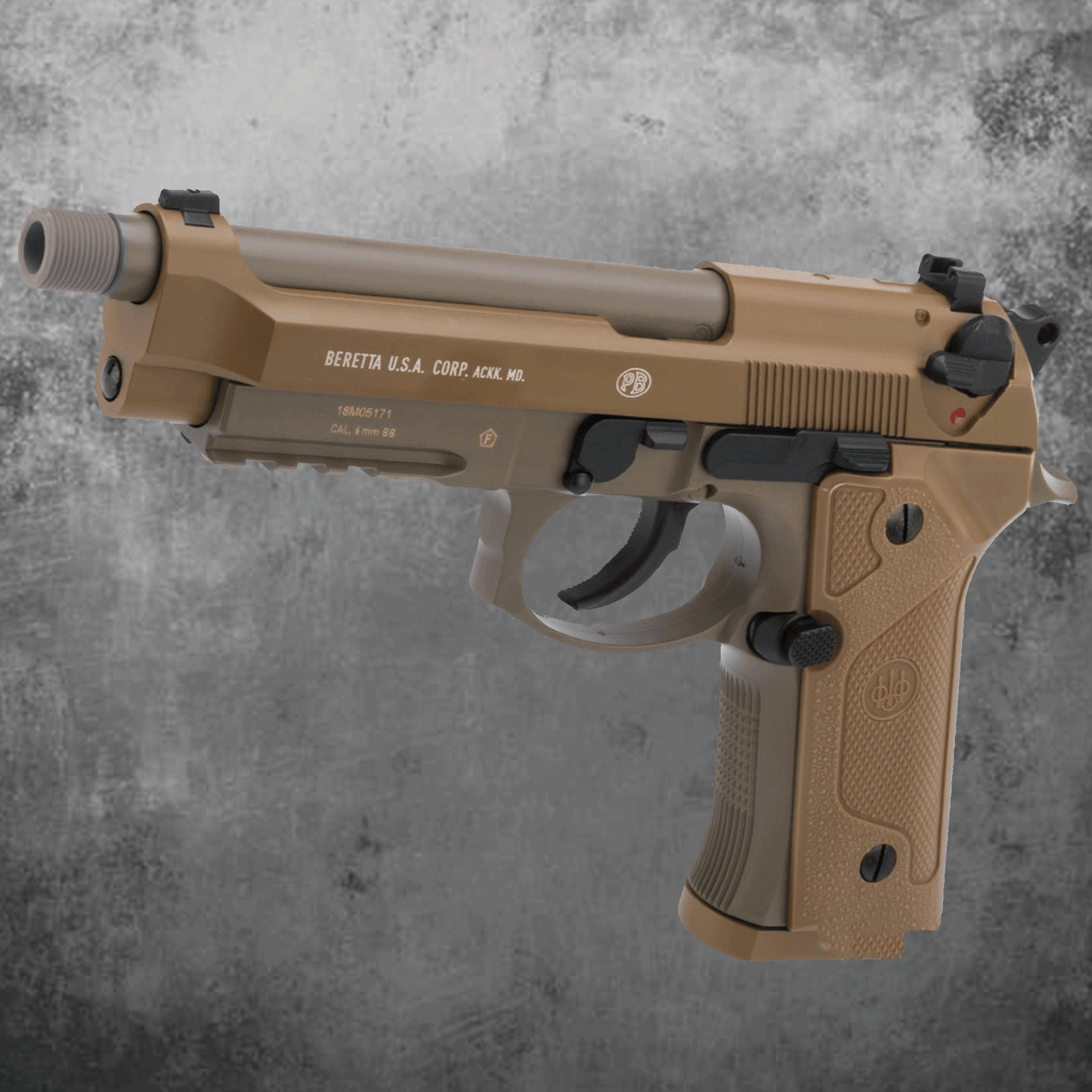 Beretta M92 A3 Co2 Powered Blowback Airsoft Pistol by Umarex - Semi / Full-Auto