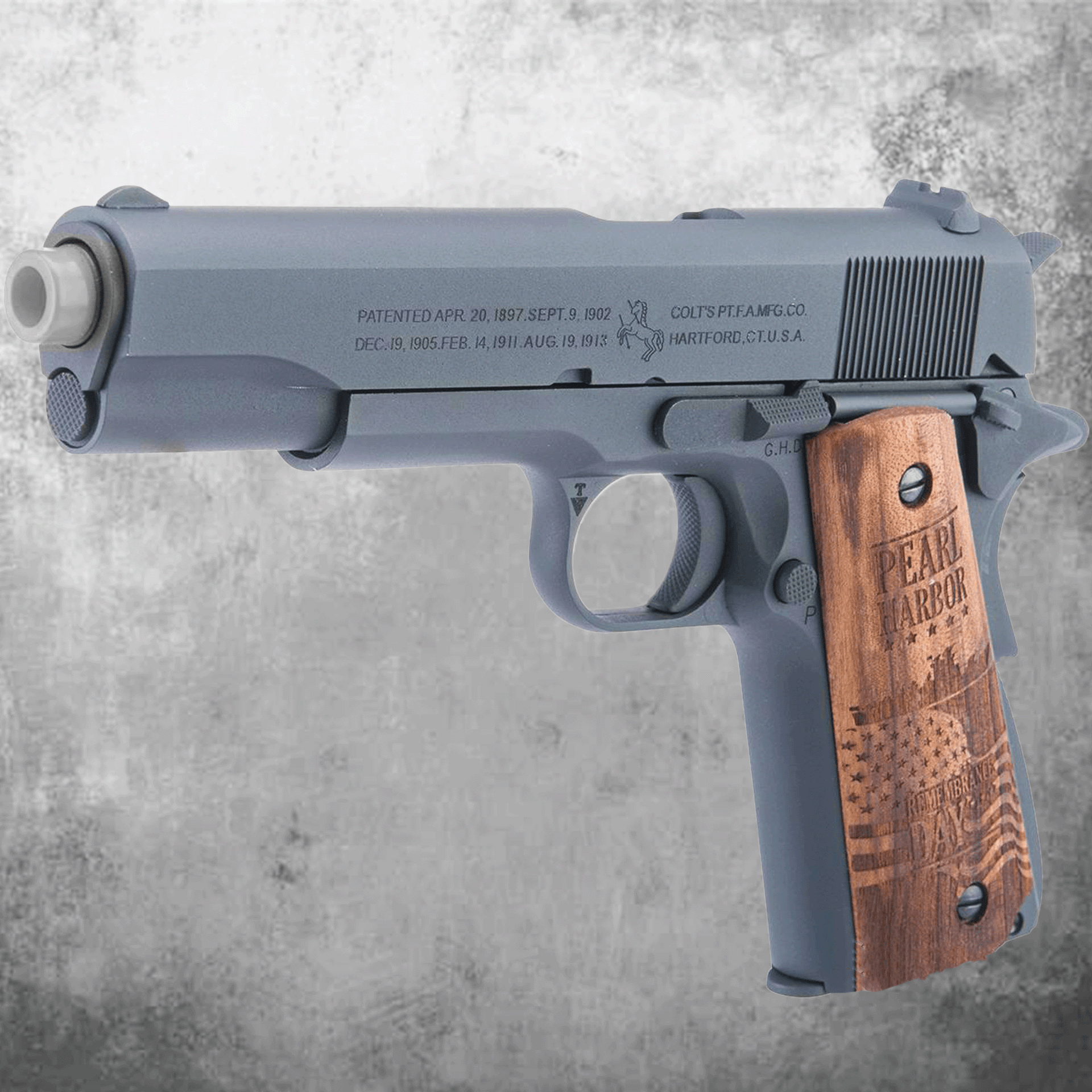 COLT NEW AGENT ガスガン Cybergun Colt Licensed 1911 80th Pearl Harbor Collectors