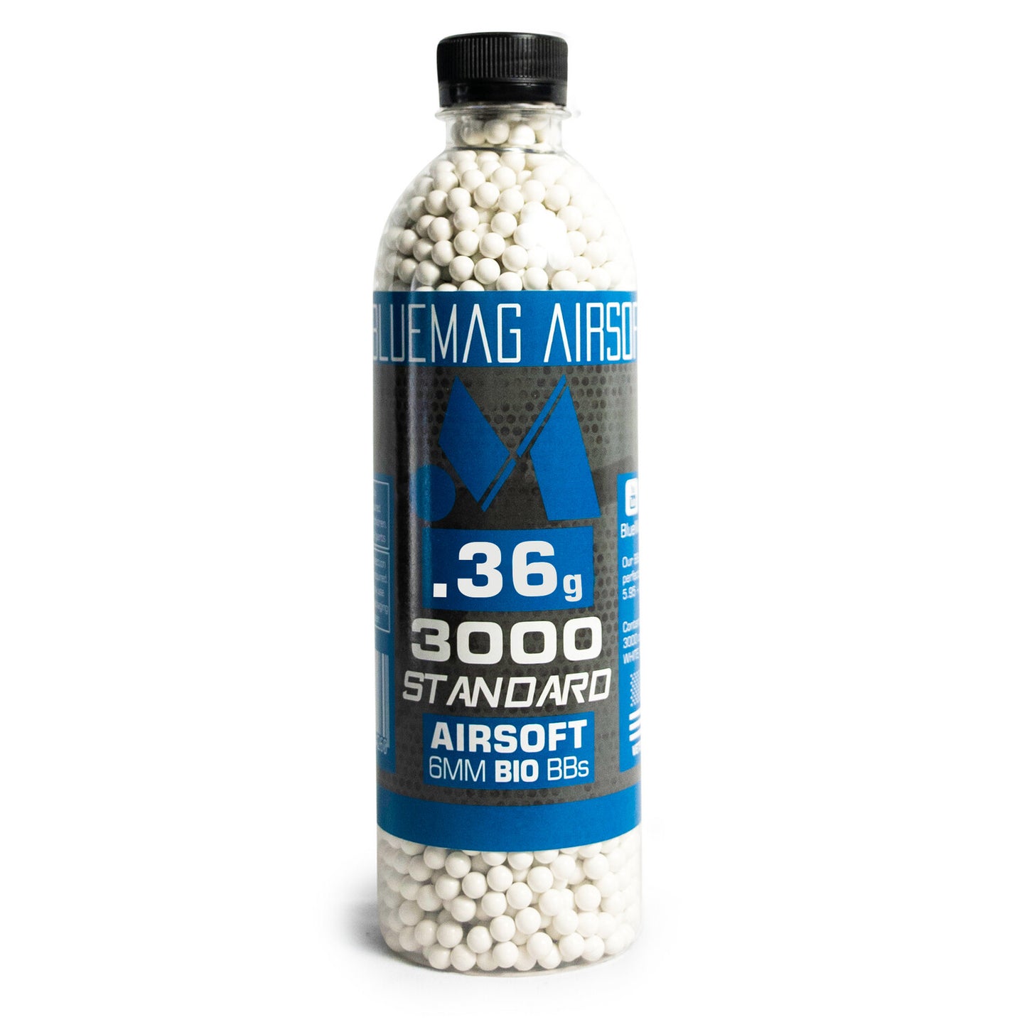 BlueMag Airsoft 3000/1000ct 6mm Pro Grade Biodegradable Airsoft BBs, Various Weights