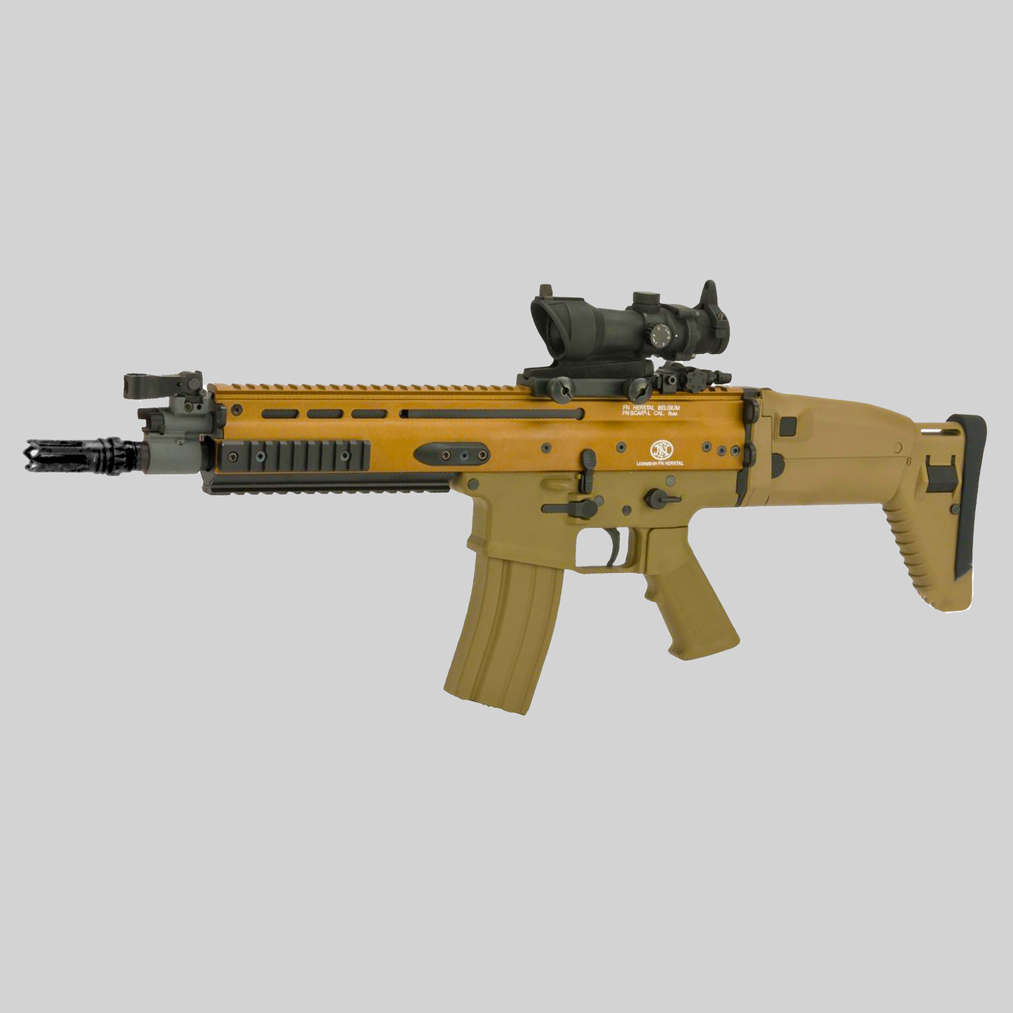 FN Herstal Licensed Full Metal SCAR-L Airsoft Auto Electric Gun (AEG)