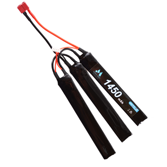 BlueMag Airsoft Butterfly Type 11.1v 1450mAh 20C Lipo, Deans