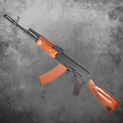 CYMA AK74N Real Wood, Stainless Steel Airsoft Auto Electric Gun (AEG)