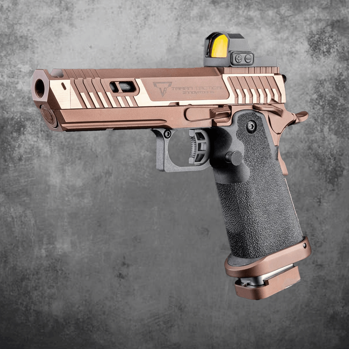 EMG TTI Licensed Sand Viper 2011 Optics Ready Airsoft Training Pistol (Model: Standard / Green Gas / Gun Only)