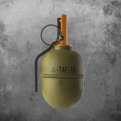 PYRO SHIPPED TAGinn TAG-19Y (No BBs) Airsoft Pyrotechnic Hand Grenade (6 Pieces)