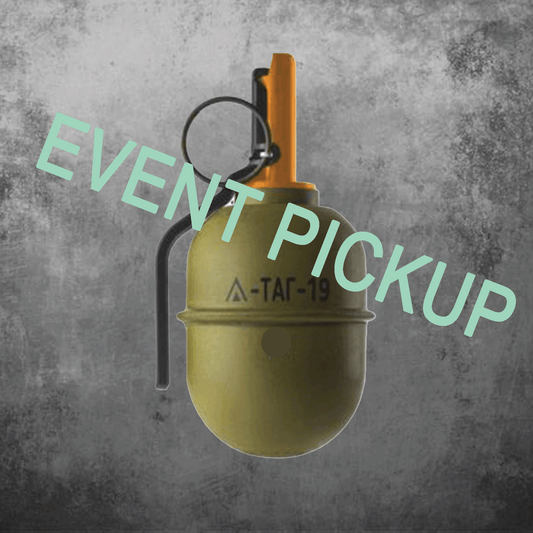 EVENT PICKUP TAGinn TAG-19Y (No BBs) Airsoft Pyrotechnic Hand Grenades - Single