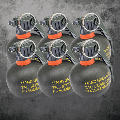 PYRO SHIPPED TAGinn TAG-67PC (No BBs) Airsoft Pyrotechnic Hand Grenade (6 pieces)
