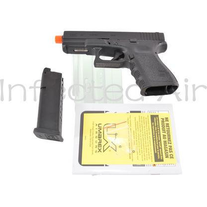 Elite Force Fully Licensed GLOCK 19 Gen.3 Gas Blowback Airsoft Pistol, Green Gas