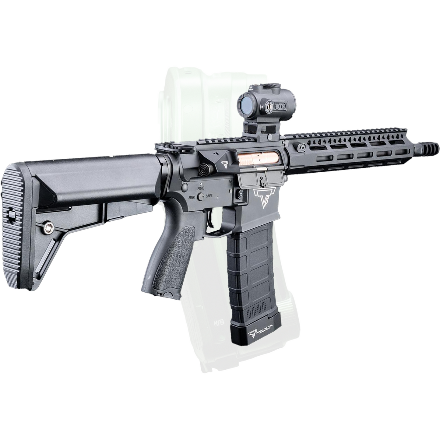 EMG TTI Licensed TR-1 M4E1 "Ultralight" SBR Airsoft AEG Rifle, Black