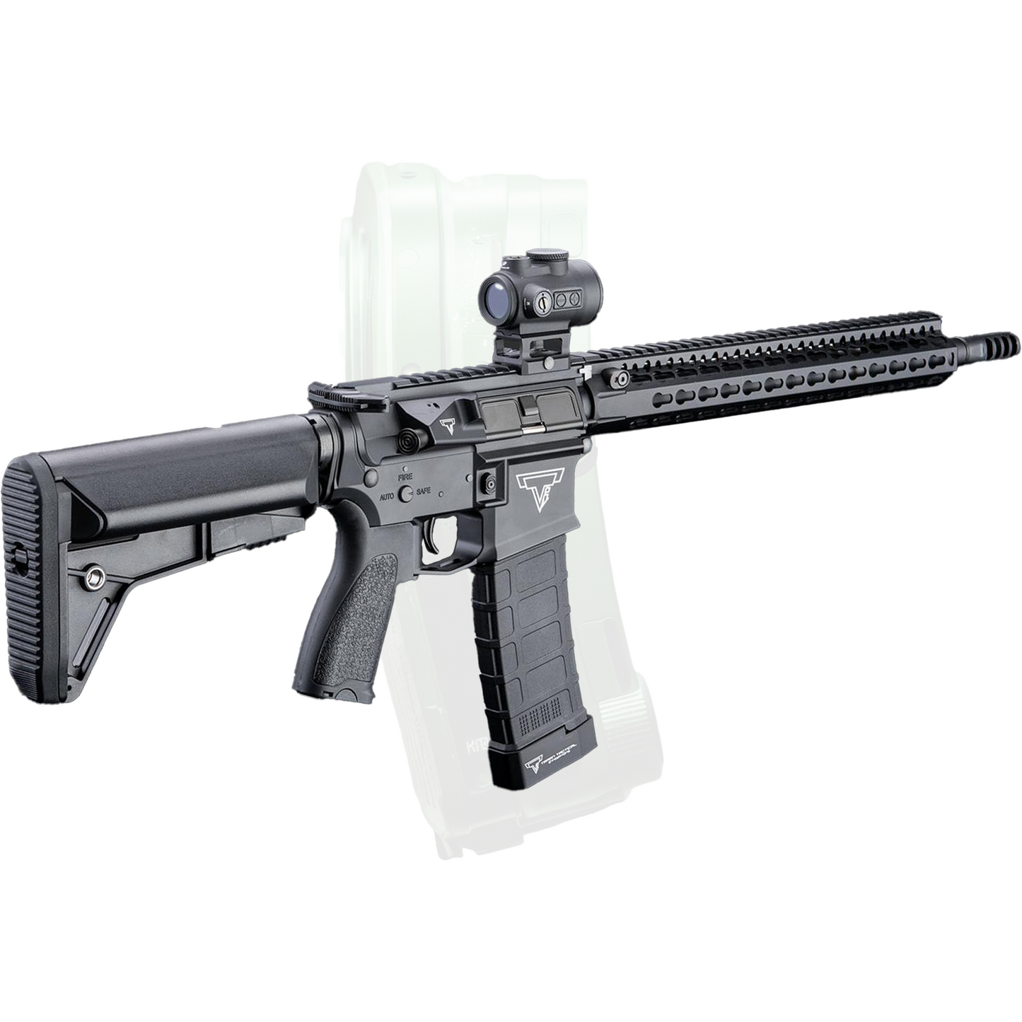 EMG TTI Licensed TR-1 M4E1 "Ultralight" SBR Airsoft AEG Rifle, Black