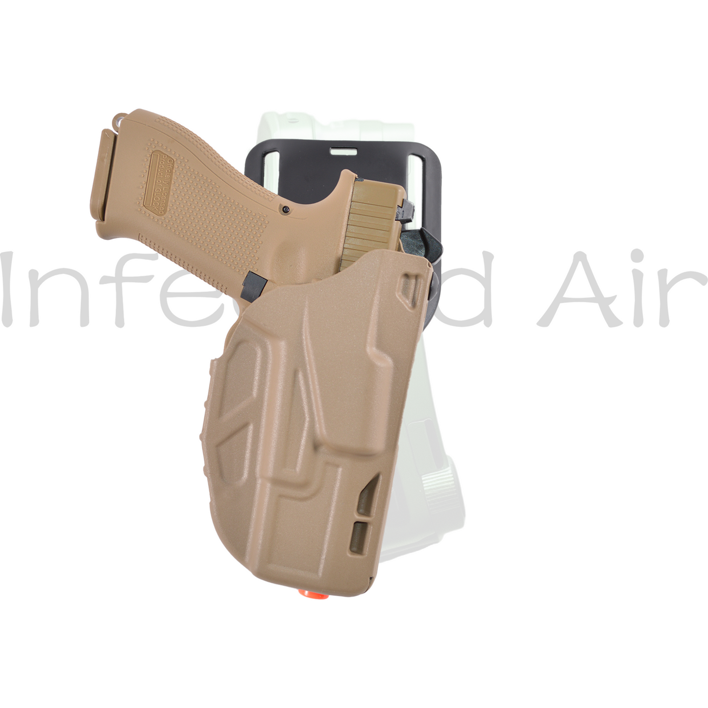 Safariland 7378 ALS GLOCK 19/19X/23 Holster with 670UBL (Universal Belt Loop), Mid/Low Ride