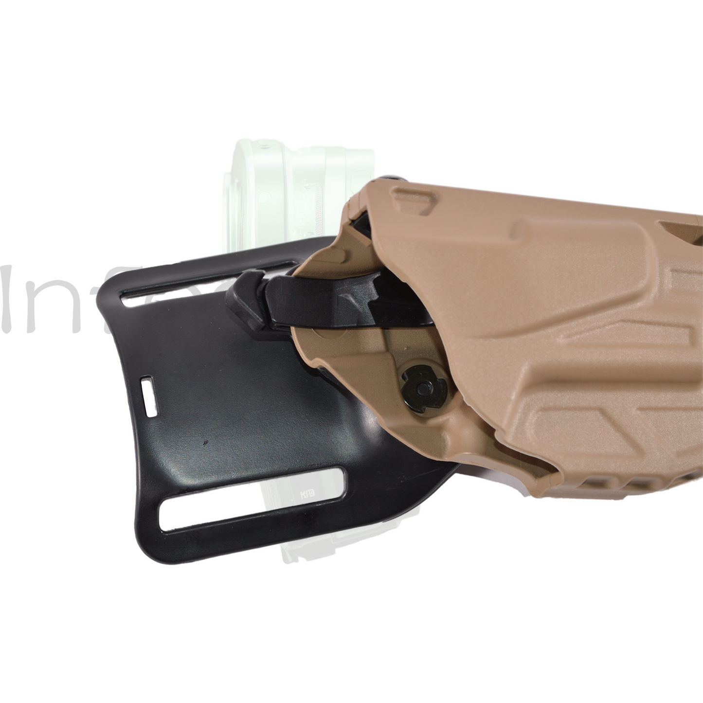 Safariland 7378 ALS GLOCK 19/19X/23 Holster with 670UBL (Universal Belt Loop), Mid/Low Ride