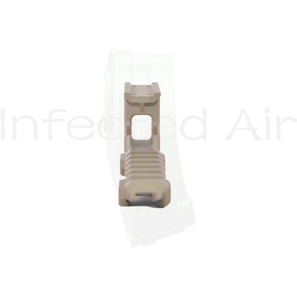 Infected Air Dual Optic Mount for PEQ Style Laser & Red Dot Optic