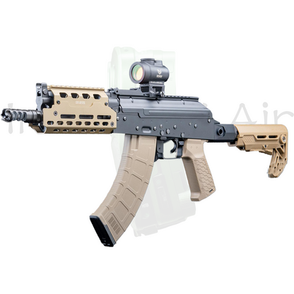 EMG Strike Industries TRAX AK74 Stamped Steel Airsoft AEG Rifle w/ Buffer Tube Stock