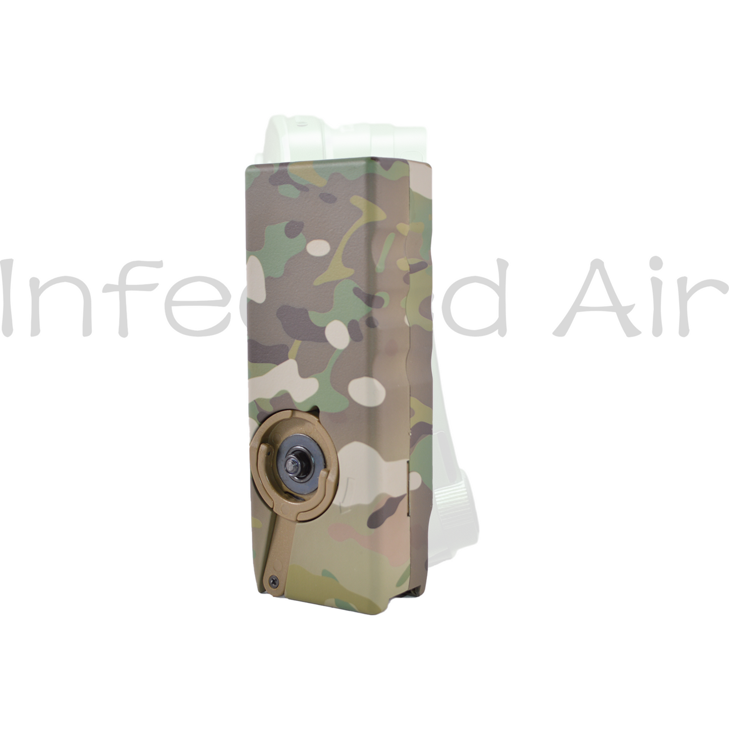 Infected Air SILENT Sidewinder, 1000rd 6mm Airsoft Speedloader for M4 Style Magazine, SILENT Insert