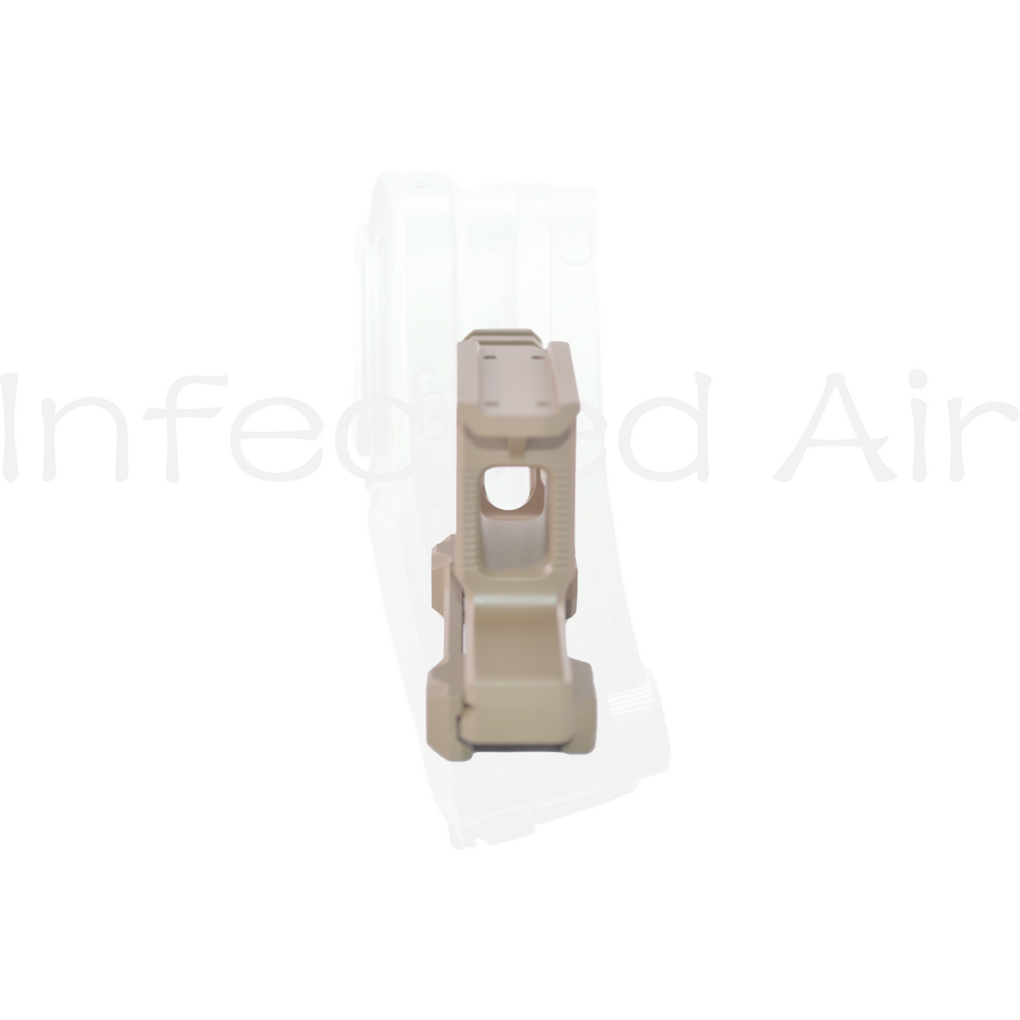 Infected Air Dual Optic Mount for PEQ Style Laser & Red Dot Optic