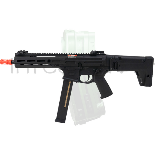 Matrix & Double Eagle UTR45 Airsoft Auto Electric Gun (AEG) M-LOK & Falcon Gearbox, 350fps Black