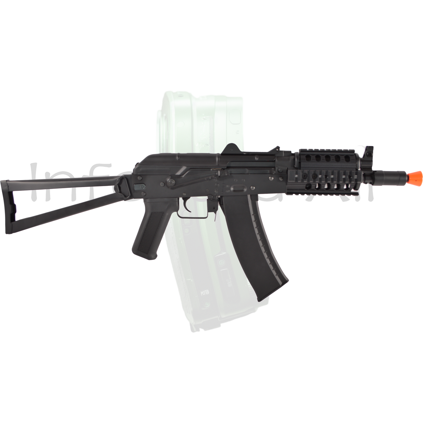 CYMA Steel AKS-74UN RAS Airsoft Auto Electric Gun (AEG) with Steel Folding Stock