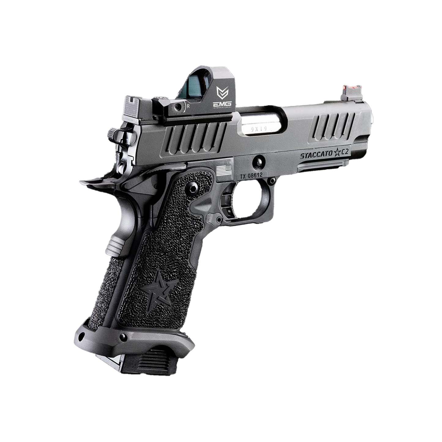 Staccato Licensed C2 Compact 2011 Gas Blowback T8 Airsoft Pistol by 6mmProshop