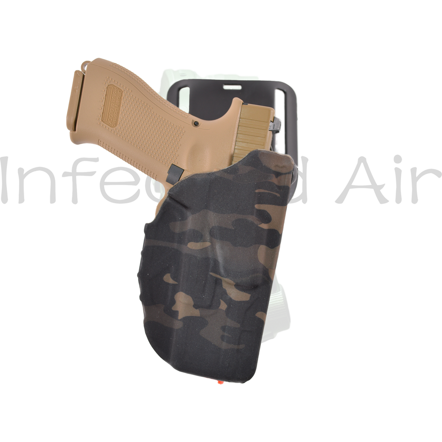 Safariland 7378 ALS GLOCK 19/19X/23 Holster with 670UBL (Universal Belt Loop), Mid/Low Ride