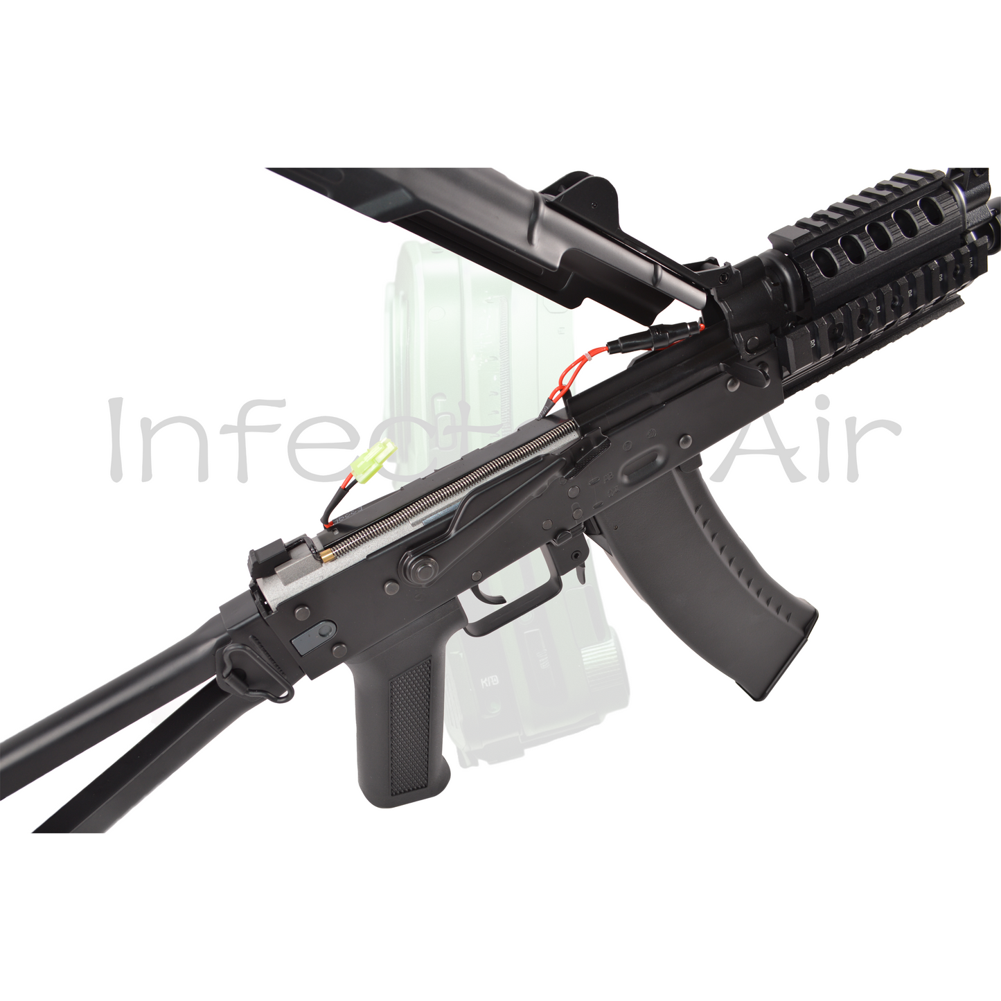 CYMA Steel AKS-74UN RAS Airsoft Auto Electric Gun (AEG) with Steel Folding Stock