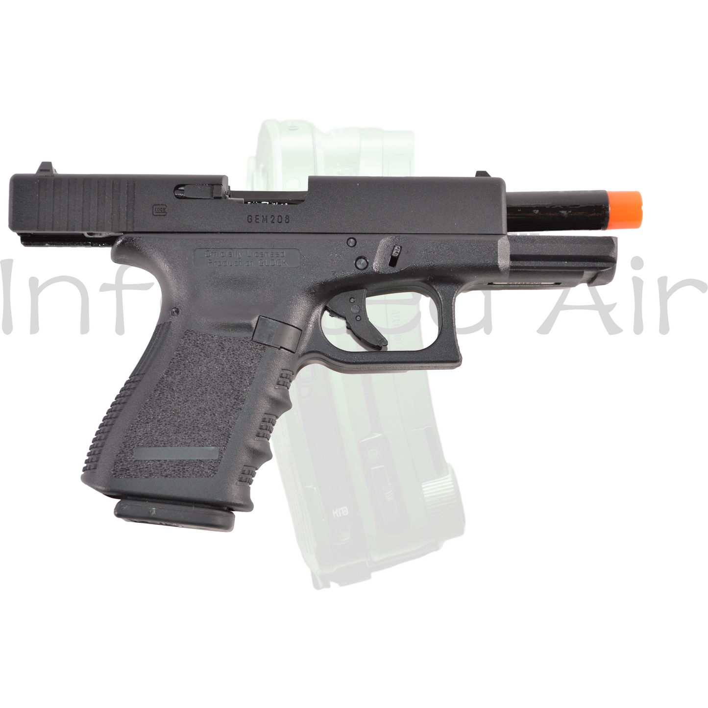 Elite Force Fully Licensed GLOCK 19 Gen.3 Gas Blowback Airsoft Pistol, Green Gas