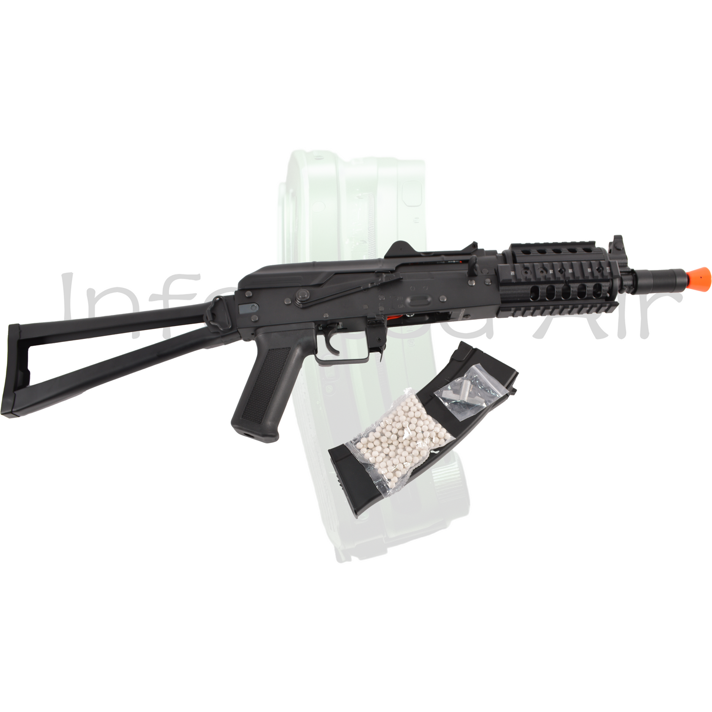 CYMA Steel AKS-74UN RAS Airsoft Auto Electric Gun (AEG) with Steel Folding Stock