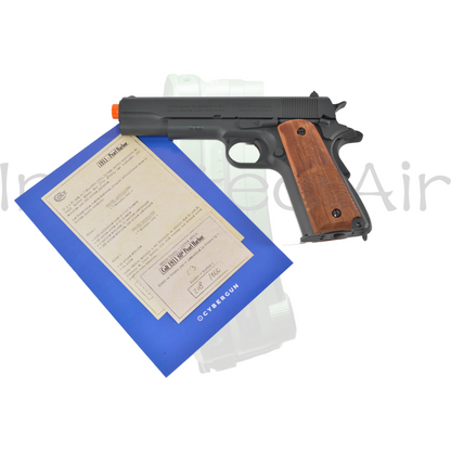 Cybergun Colt Licensed 1911 80th Pearl Harbor Collectors Edition Airsoft Gas Blowback Pistol, C02