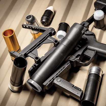6mmProShop / S&T Iron Airsoft UFC M320A1 40mm Airsoft Grenade Launcher