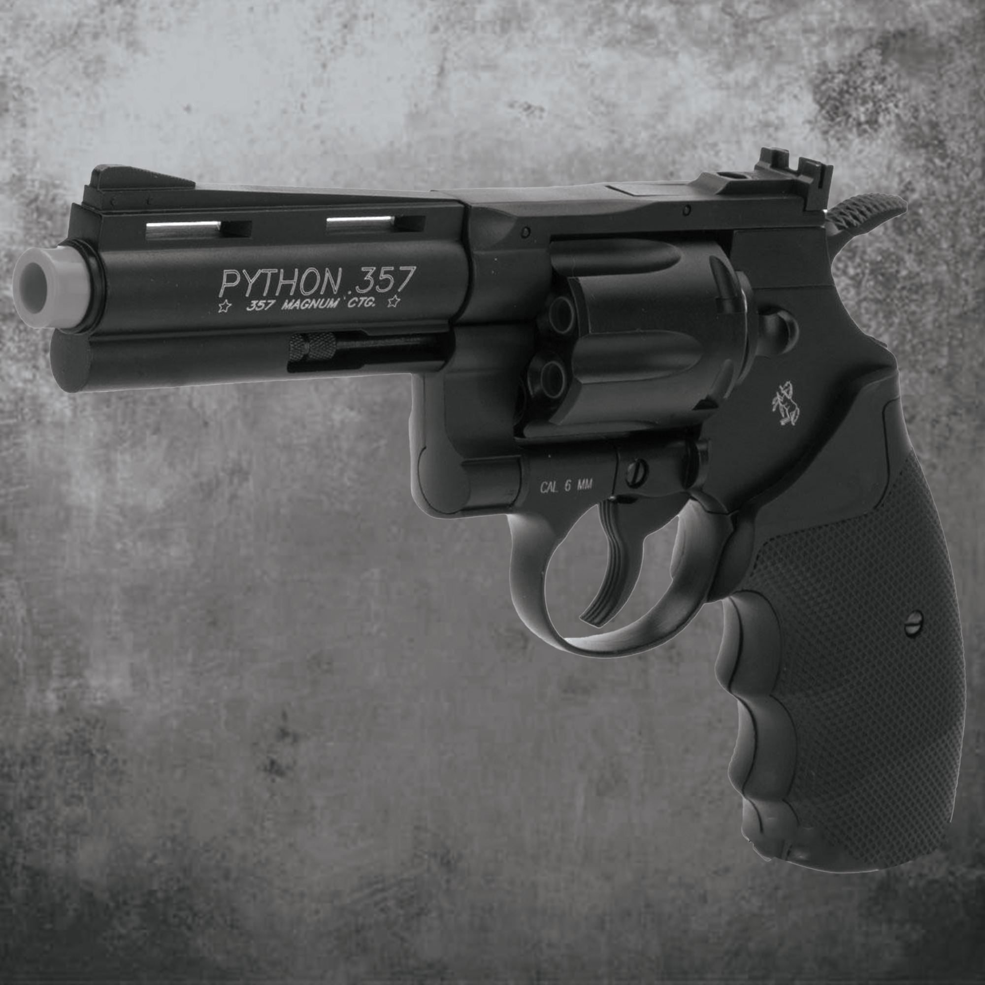 Colt Python Erlc Colt Python Full Metal .357 Magnum High Power Airsoft CO2 Revolver by ...