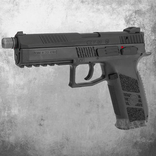 CZ P-09 Suppressor Ready Barrel Gas Blowback Pistol, C02 by ASG