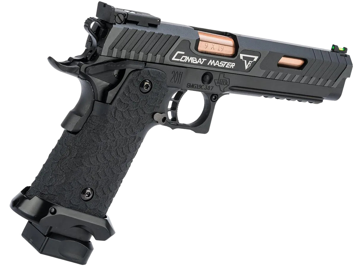 EMG STI / TTI Licensed JW3 2011 Combat Master Select Fire Full Auto Airsoft Training Pistol