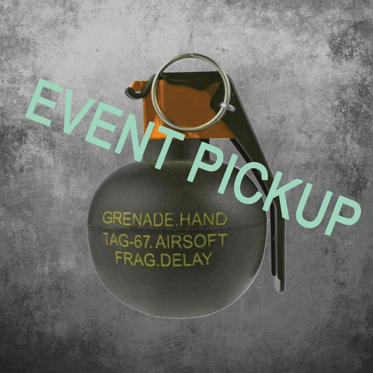EVENT PICKUP TAGinn TAG-67PC (No BBs) Airsoft Pyrotechnic Hand Grenade - Single