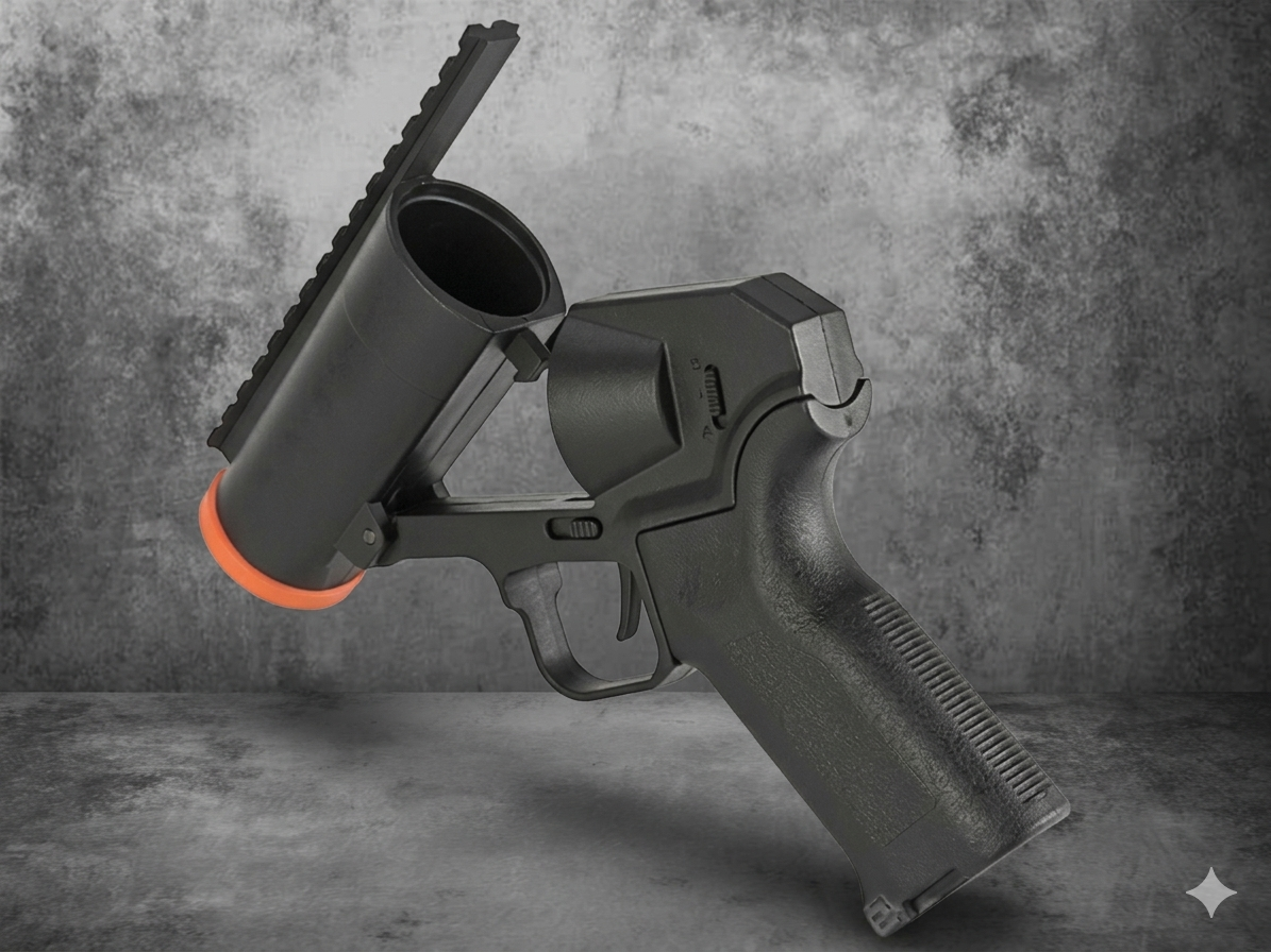 6mmProShop Airsoft Pocket Cannon Grenade Launcher Pistol