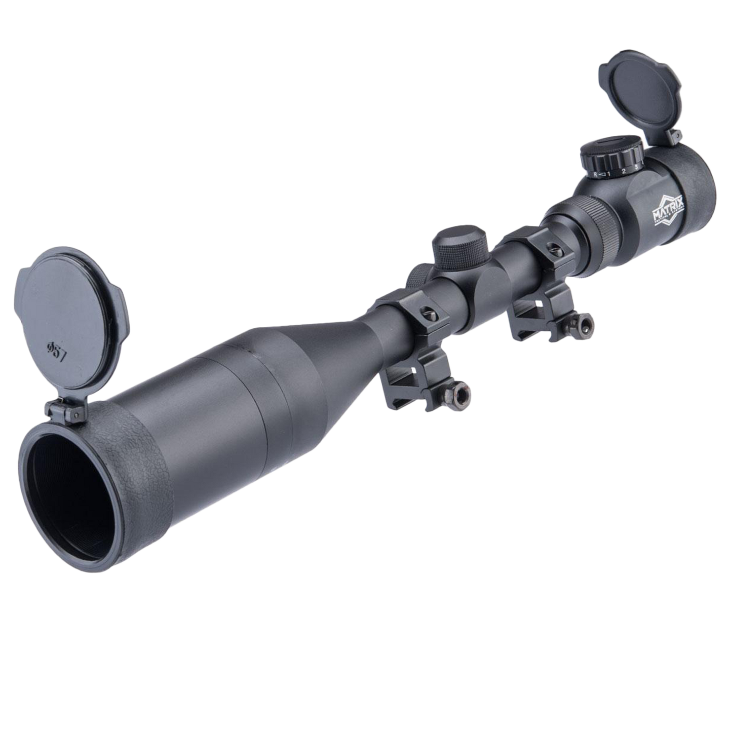 Matrix 3-12x50 Illuminated Reticle Sniper Scope w/ Mounting Rings