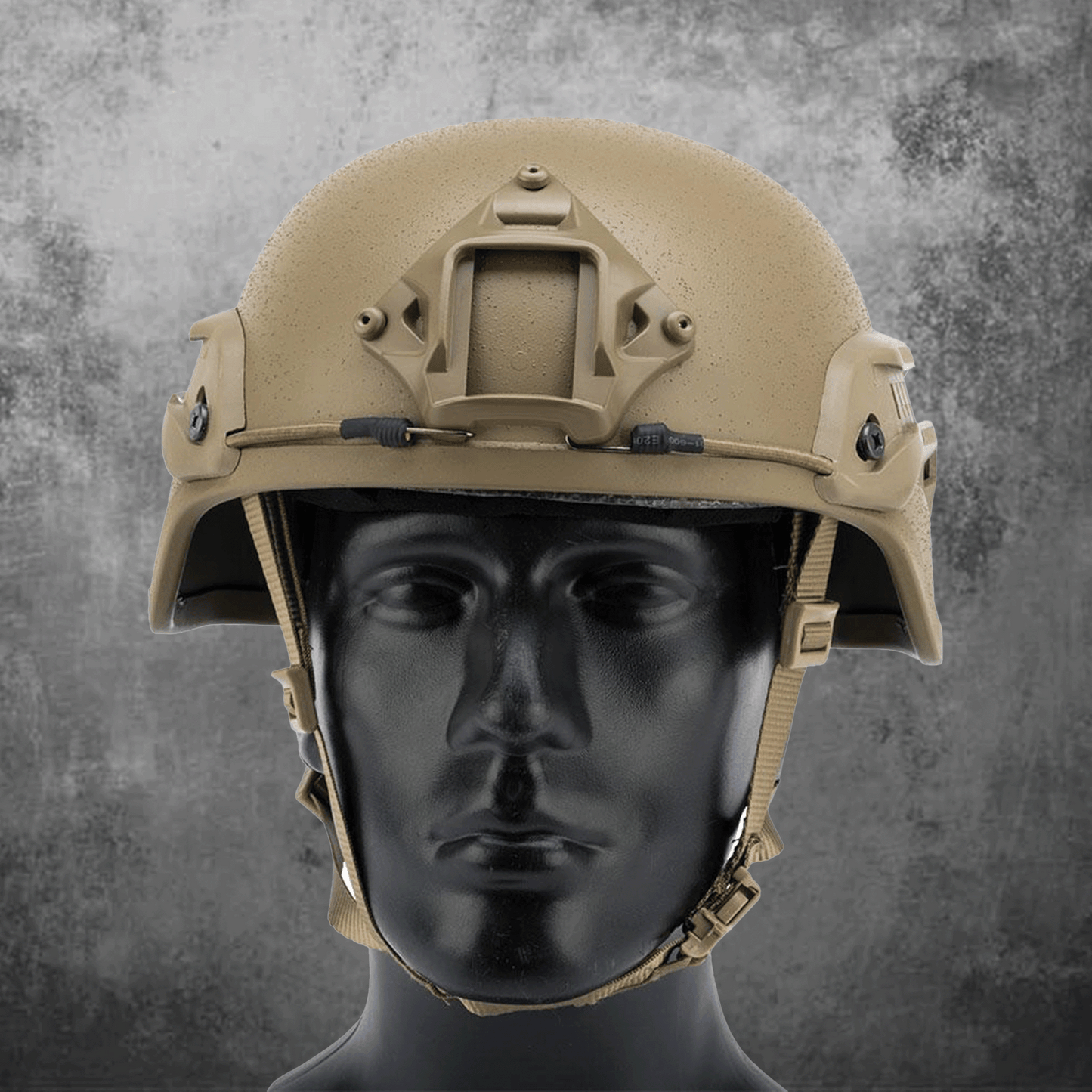 Matrix MICH 2000 Fiberglass Airsoft Helmet w/ NVG Mount & Side Rail
