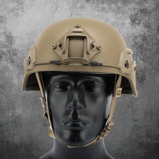 Matrix MICH 2000 Fiberglass Airsoft Helmet w/ NVG Mount & Side Rail